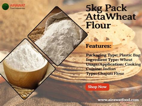 kg pack atta wheat flour