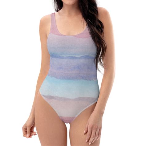Unicorn One Piece Swimsuit for Women Pastel Unicorn Swim - Etsy