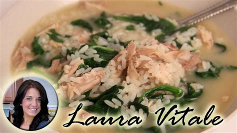 quick lemony chicken rice soup recipe laura vitale laura