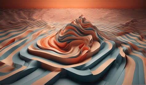 premium ai image  optical illusion   art