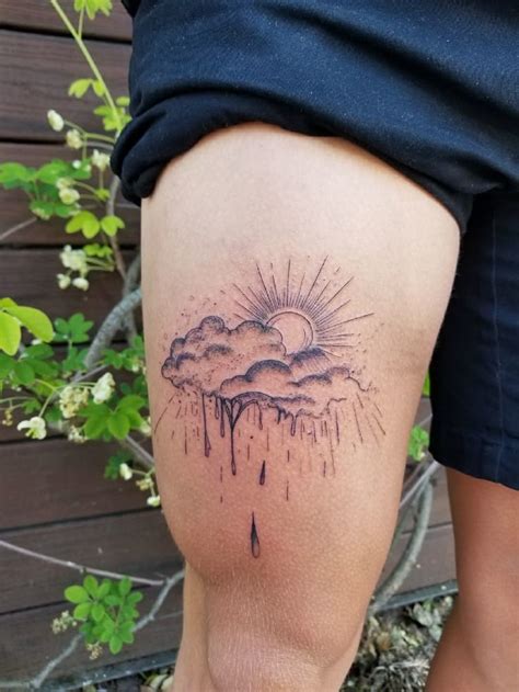pin  paige willey   rain tattoo cloud tattoo tattoos