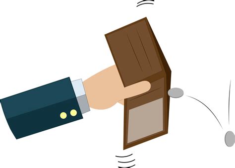 illustration businessman holding an empty wallet 17396313 PNG