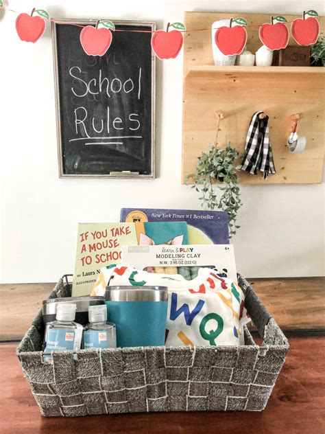 How to Make Back to School Basket - Our Tiny Nest