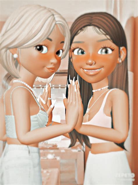 zepeto cute girl wallpaper rich girl aesthetic cute friend