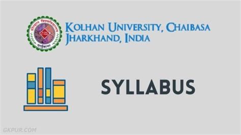 Kolhan University Syllabus 2023 Pdf Download