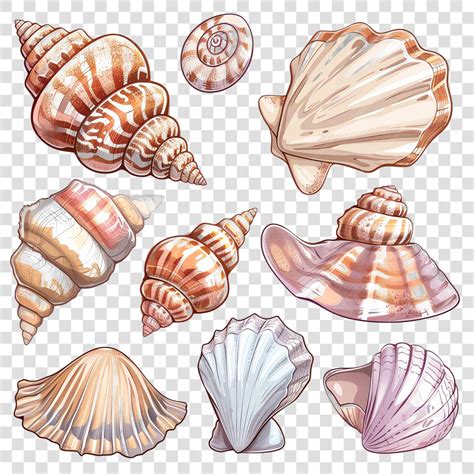 seashells clip art 9