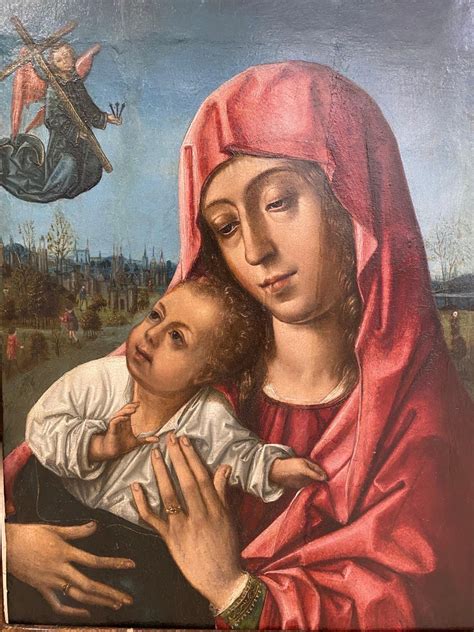 Máster of The Luna’s - Virgen and child For Sale at 1stDibs