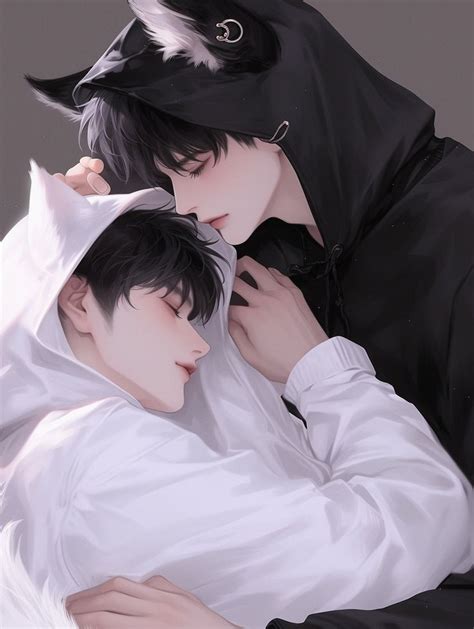anime guys anime anime kiss