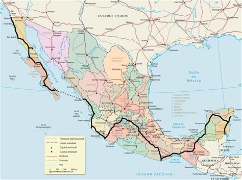 Mapa De De Mexico