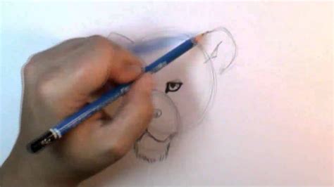 How to Draw a Lion Head - YouTube