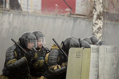 The Special Police Force of the OMON Editorial Stock Image - Image of ...