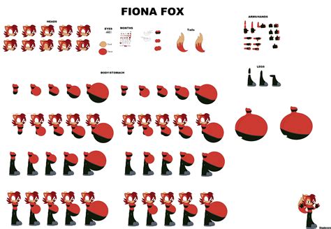 Fiona Fox (Balloons) Character Builder Kit by shadevore on DeviantArt
