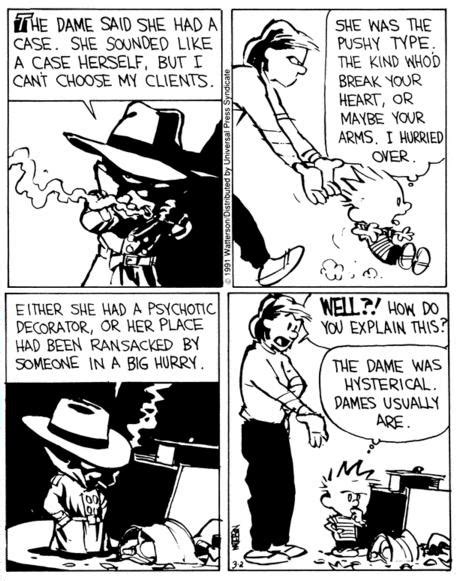 Noir Comics | Calvin and Hobbes | NoirWHALE