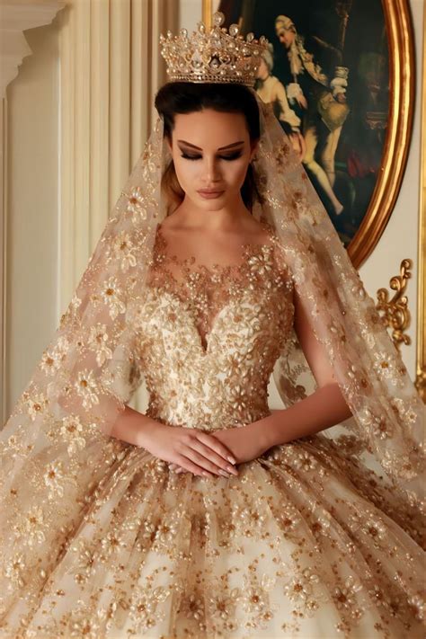 Gold Wedding Dress