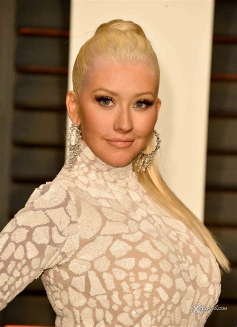 Christina Aguilera - 2015 Vanity Fair Oscar Party • CelebMafia