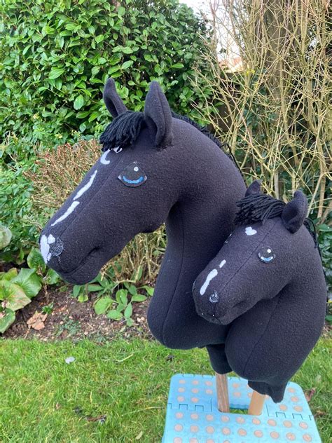 Handmade Mare and Foal Hobbyhorse Set!! - Etsy UK in 2025 | Hobby horse