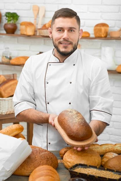 Premium Photo | Professional baker at his store