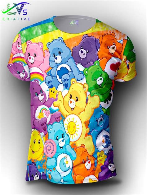 Camisa Ursinhos Carinhosos - Camiseta Ursinhos Carinhosos Estampa Total Personalizada Ur1