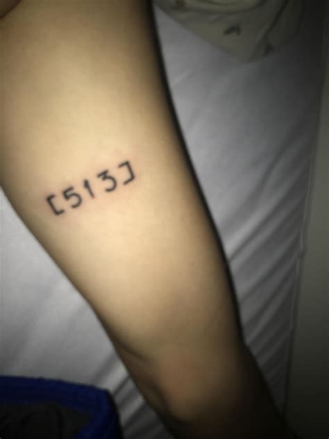 First ink! 513 for my home town of Cincinnati. Small but big for me ...