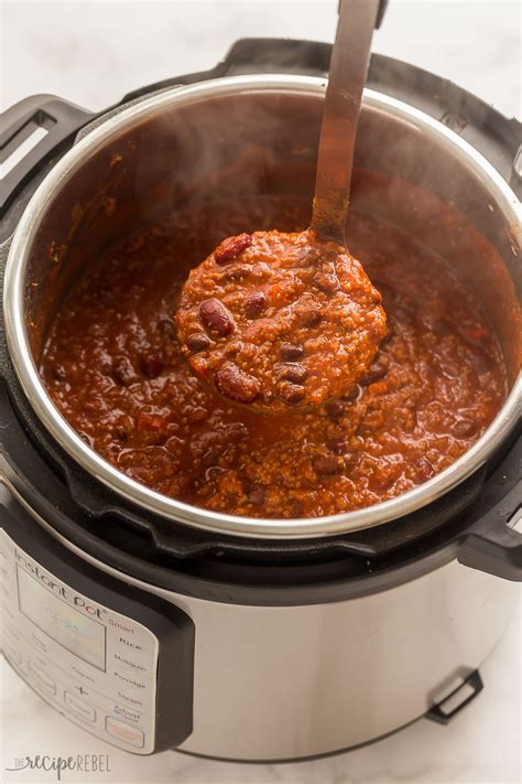 EASY Instant Pot Chili [step by step VIDEO] - The Recipe Rebel