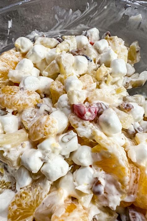 Best Ambrosia Salad Recipe - Laughing Rooster Eats