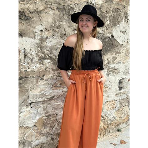 PANT TIA WIDE LEG CINNAMON - Naked Gypsy