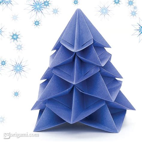 Graceful origami christmas tree 2019