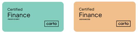 finance certification   carta open forum
