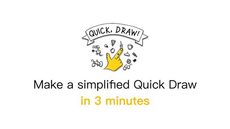 build  simplified quick draw game   minutes machine learning