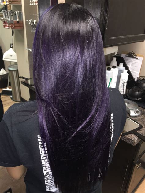 Violet Black Hair Color