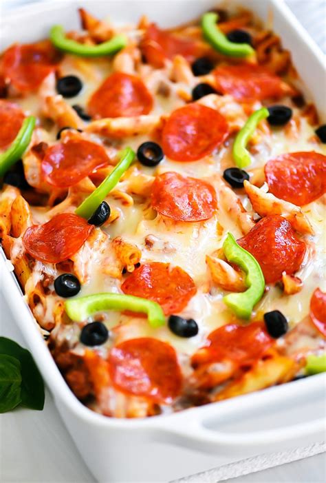 Pizza Pasta Casserole How To Make Pizza Pasta In 30 Minutes Daisies