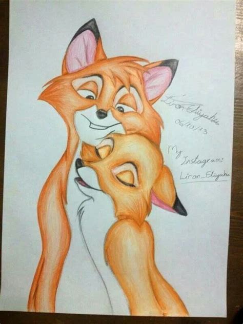 The Fox and the hound fan art ♥ | Disney artwork, Disney sketches ...