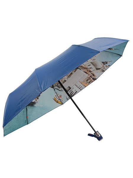 Зонт Frei Regen, Полный автомат, 3 сложения, синий купить по низкой ...