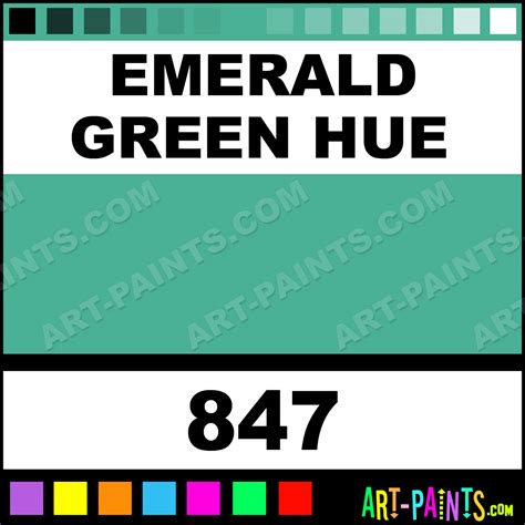 Emerald Green Hue Dry Pigments Oil Paints - 847 - Emerald Green Hue ...