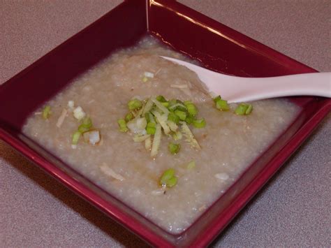 easy rice congee recipe foodcom