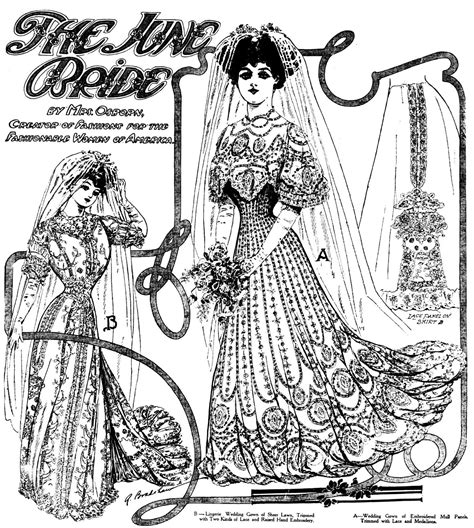 The most beautiful vintage wedding dresses from the early 1900s - Click