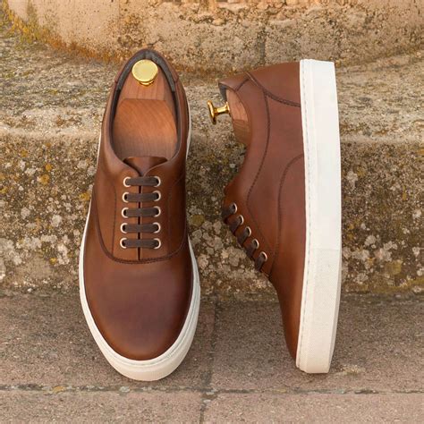 Top Sider Ref. 3396 | Brown leather sneakers, Leather sneakers men ...