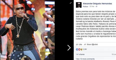 Alexander Delgado (Gente D´ Zona) ofrece declaraciones tras ganar ...