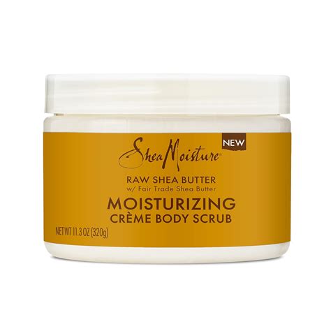 Amazon.com : SheaMoisture Raw Shea Butter Crème Body Scrub Moisturizing