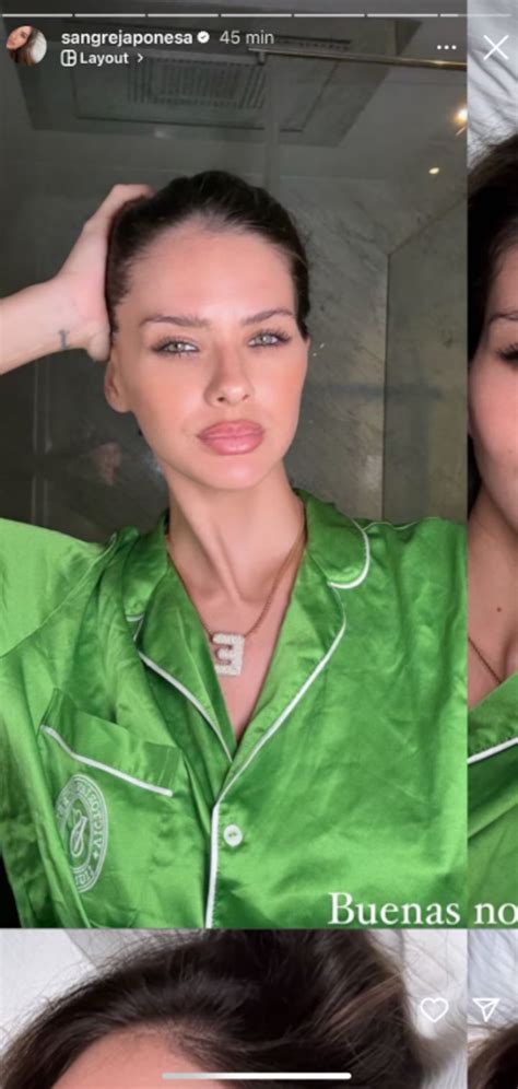 La China Suárez subió una foto en el baño y en el reflejo apareció una