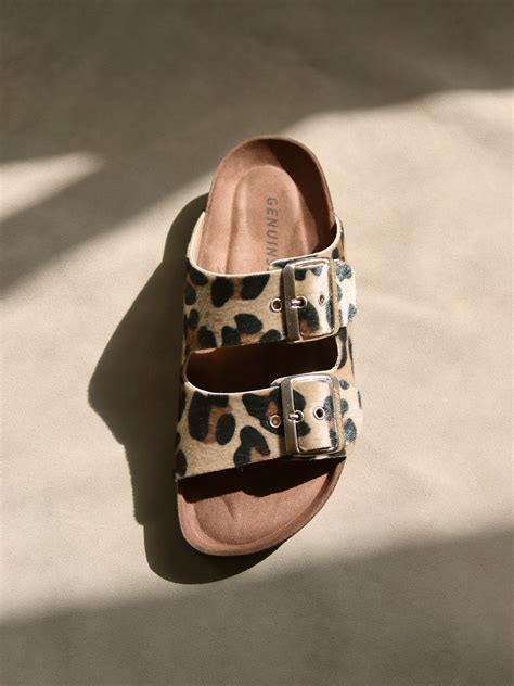 Honolulu vegan leopard – Sandalias planas – Genuins