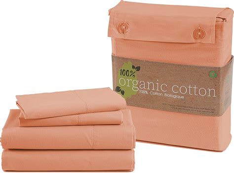 Amazon.com: LANE LINEN 100% Organic Cotton Twin Sheets Set,3-Piece Pure ...