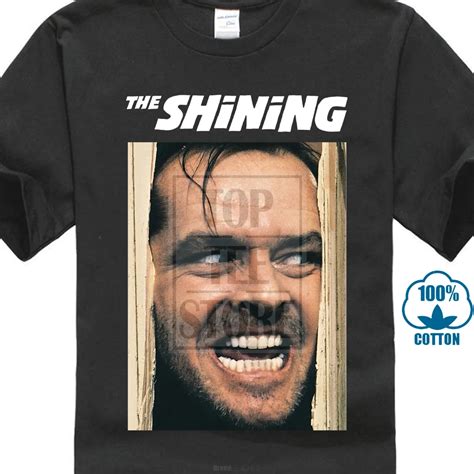 The Shining 1980 Film Poster T Shirt Short Sleeves Cotton Free Shipping ...