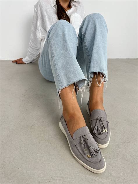 Loro Piana Loro Piana Shoes Loafers Women Suede Shoes - Etsy