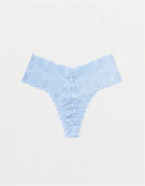 Show Off Ropa Interior Estilo Tanga con Encaje Rosey | Aerie