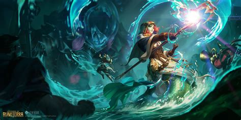 Download Nami (League Of Legends) Video Game Legends Of Runeterra Staff