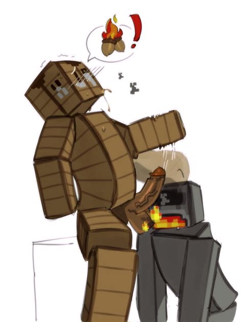 Rule 34 - 1boy 1other ambiguous gender anthro balls balls on fire