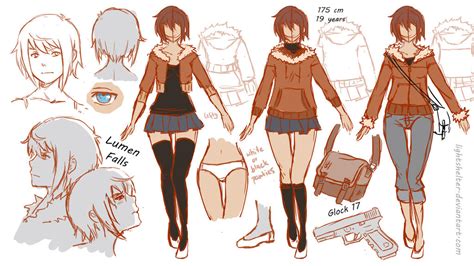 Reference sheet Lumen by lightshelter on DeviantArt