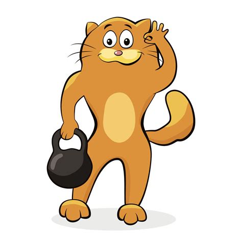 Fit Cartoon Cat