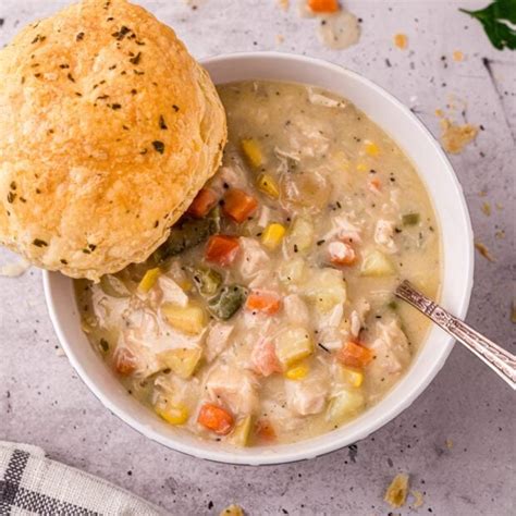 Chicken Pot Pie Soup Recipe - Princess Pinky Girl